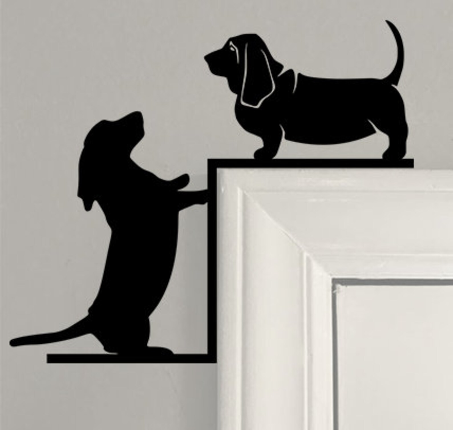 Basset Hound Door Corner