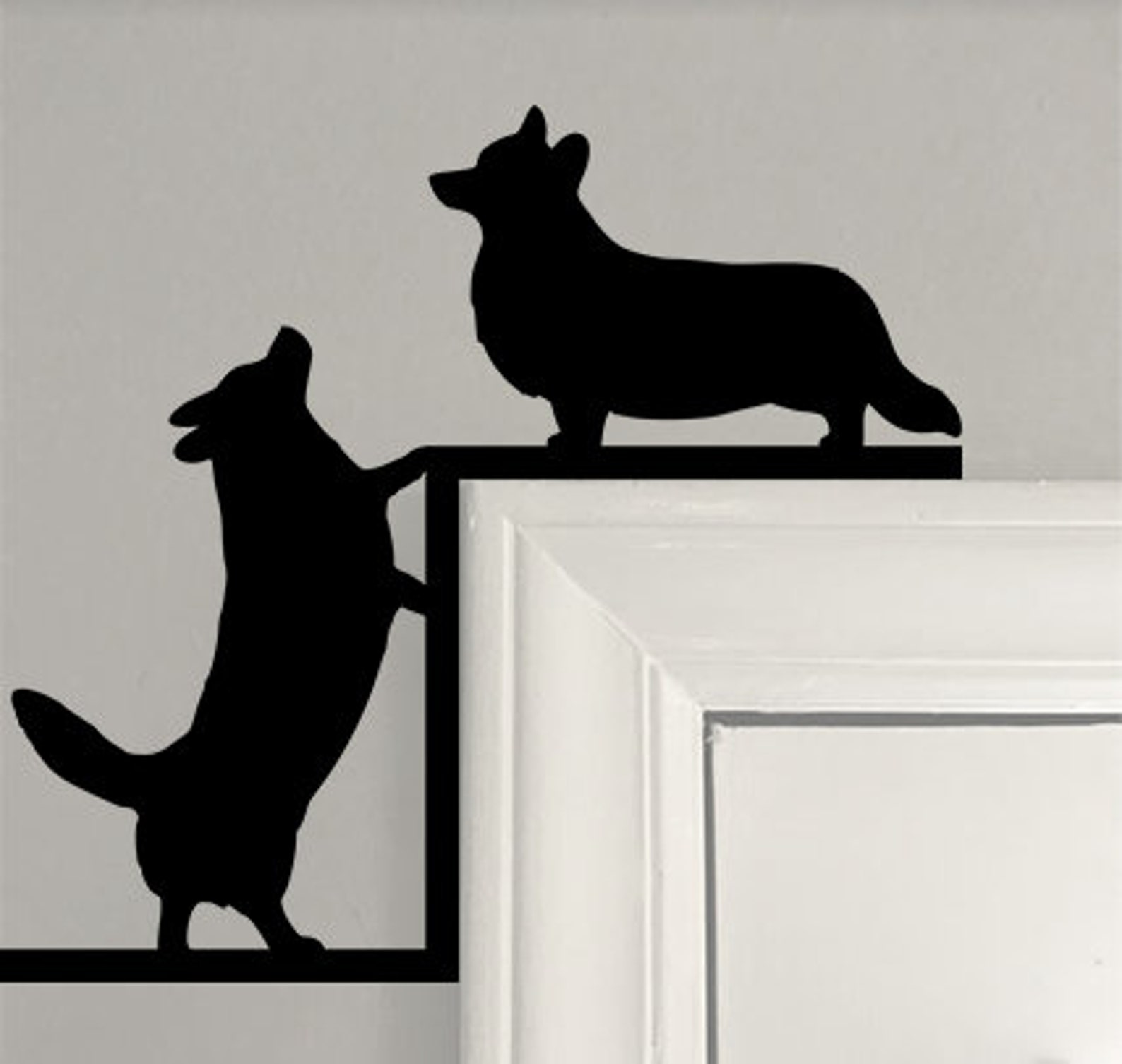 Large Cardigan Corgi Door Corner