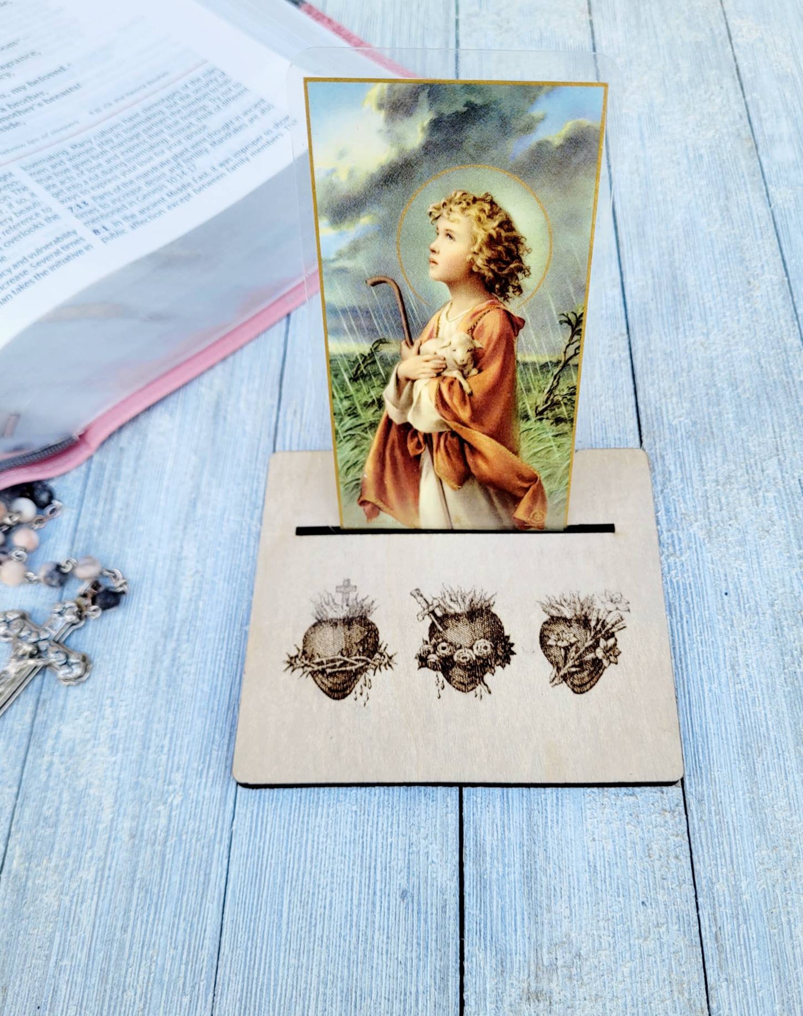 Hearts of the Holy Family Card Holder
