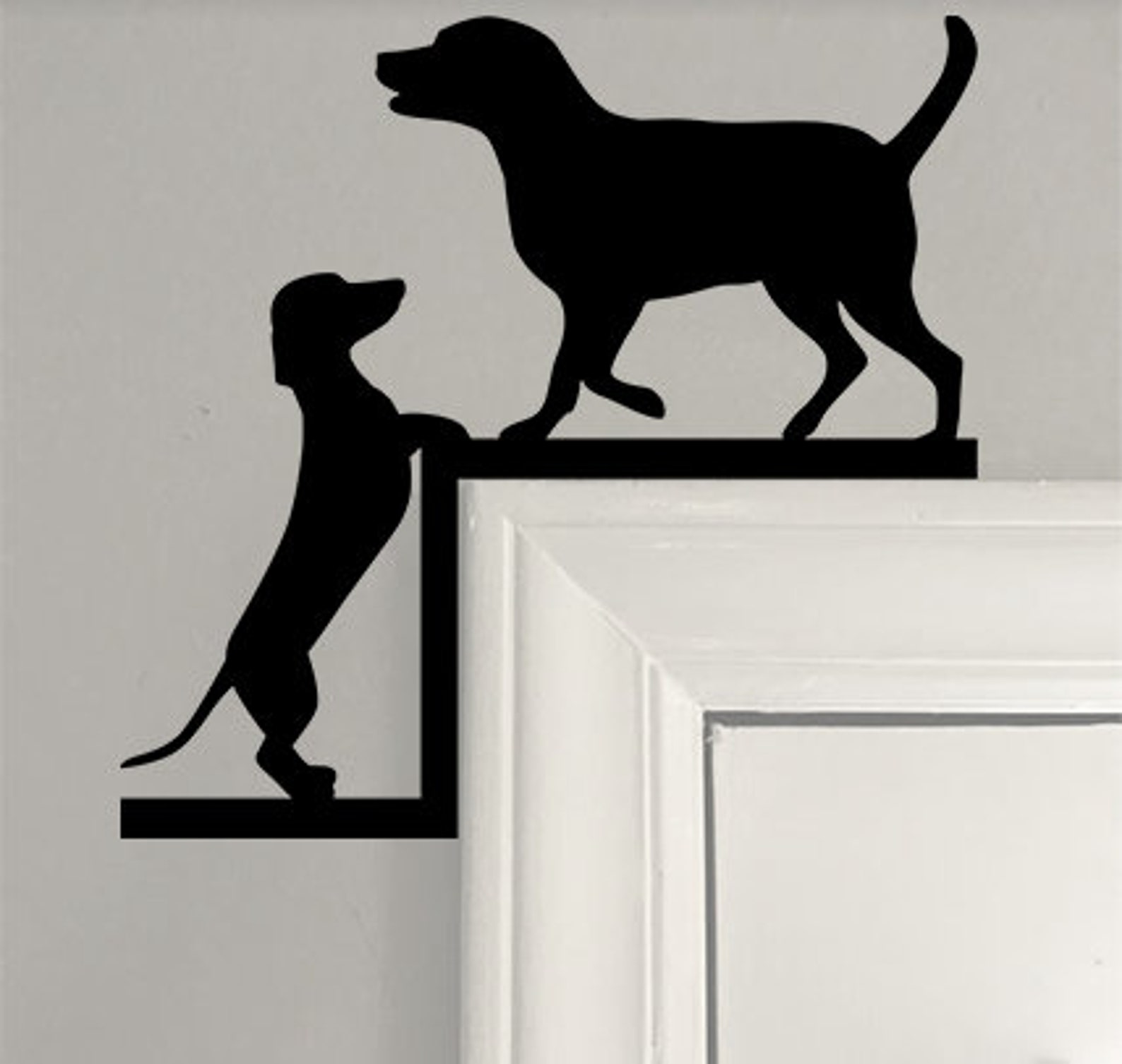 Labrador & Short Hair Wiener Dog Corner
