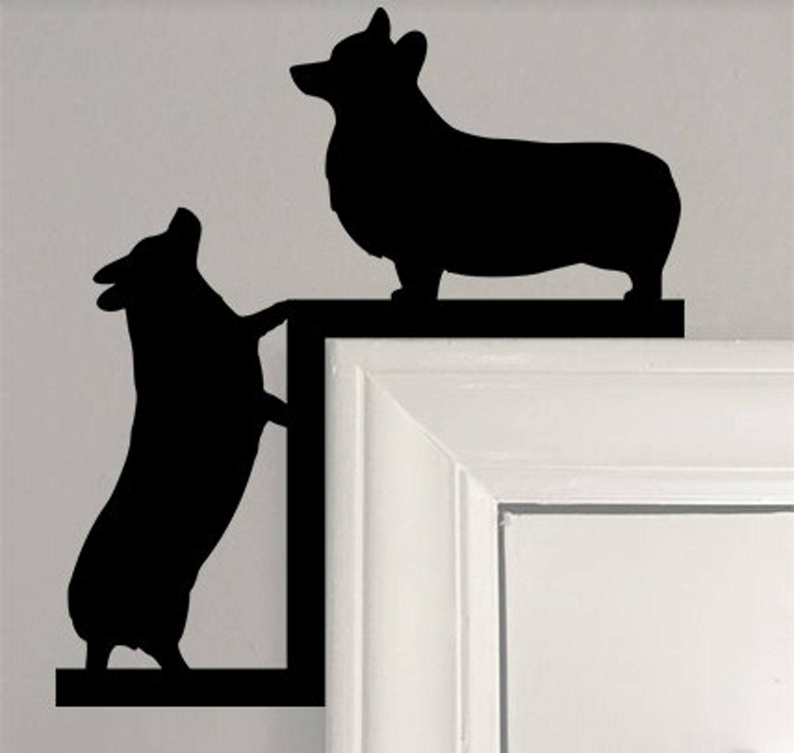 Large Corgi Dog Corner Accent