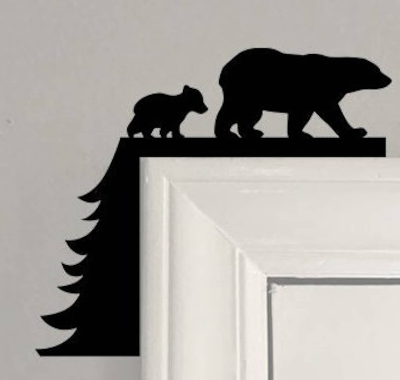 Mama & Baby Bear Corner Accent